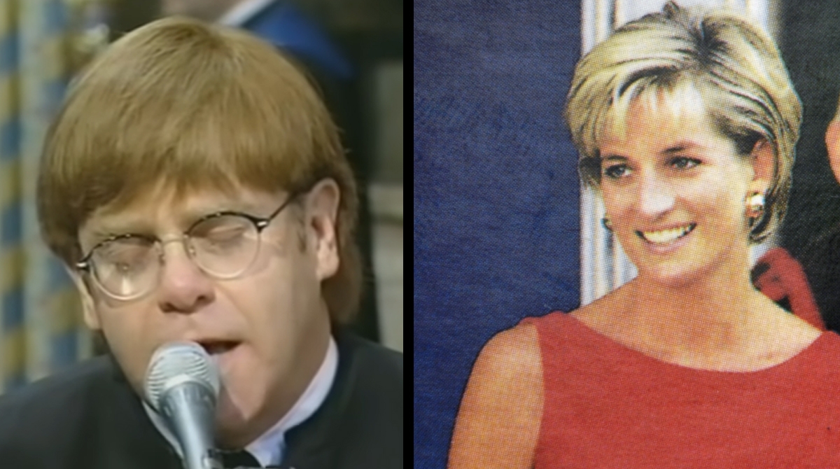 Cet honneur que rend Elton John � la princesse Diana vous laissera sans voix!